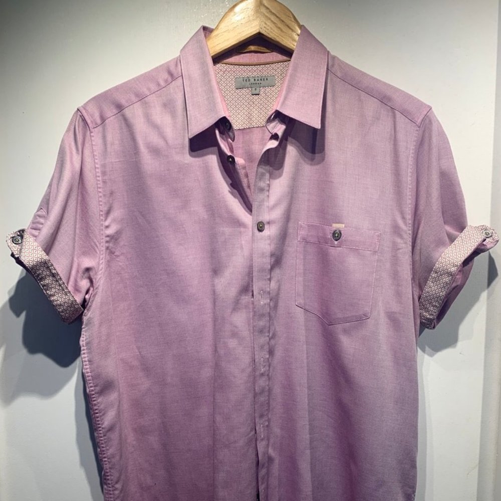 Ted Baker Relax Rolled Short Sleeve Shirt